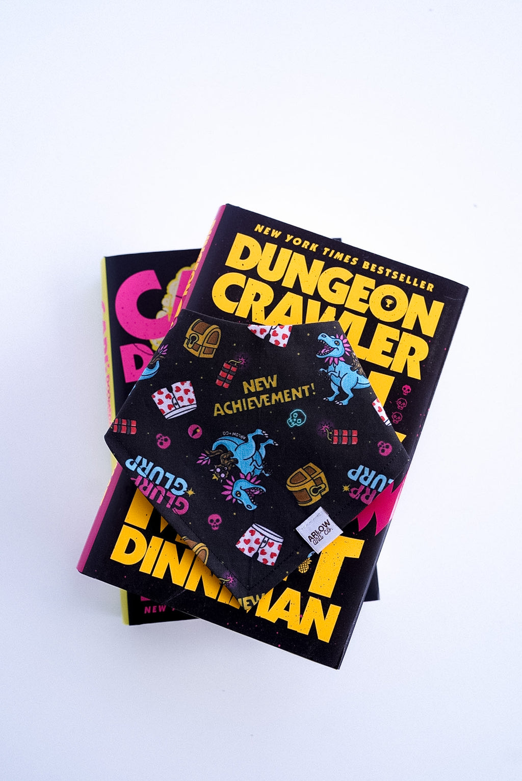 Dungeon Crawler Carl Bandana | Cotton Bookish Pet Bandanas for Dogs & Cats