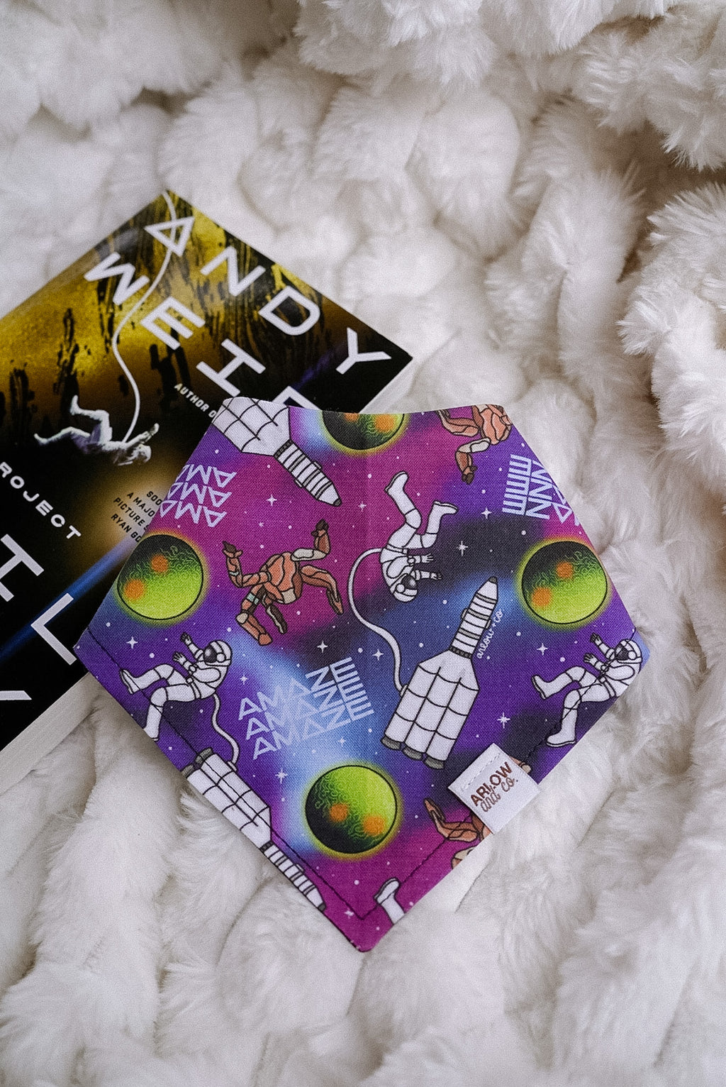 PHM Space Blob Bandana | Cotton Bookish Pet Bandanas for Dogs & Cats