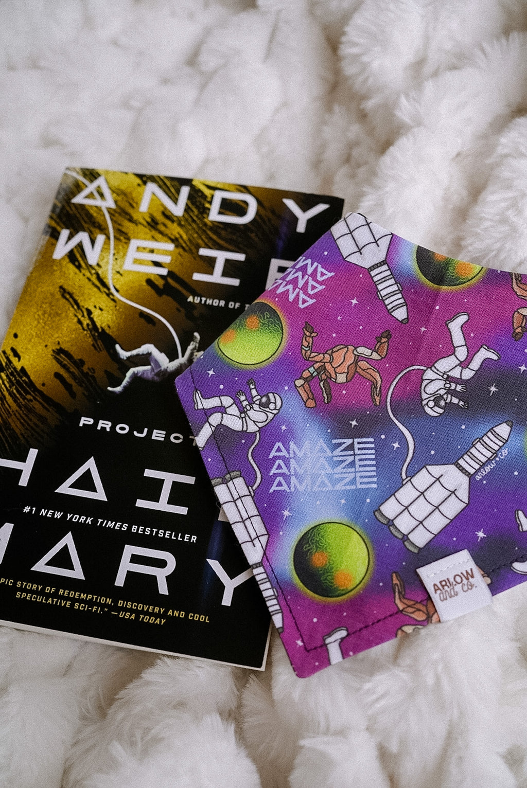 PHM Space Blob Bandana | Cotton Bookish Pet Bandanas for Dogs & Cats