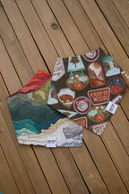 Keep it Wild Bandana | National Park Badges Reversible Pet Bandanas for Dogs & Cats