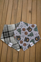 Smokey Mountain Black Bear Bandana | Black Bear Reversible Pet Bandanas for Dogs & Cats