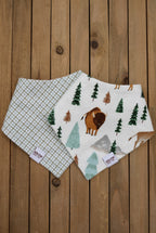 Bison Bandana | Bison Plaid Reversible Pet Bandanas for Dogs & Cats