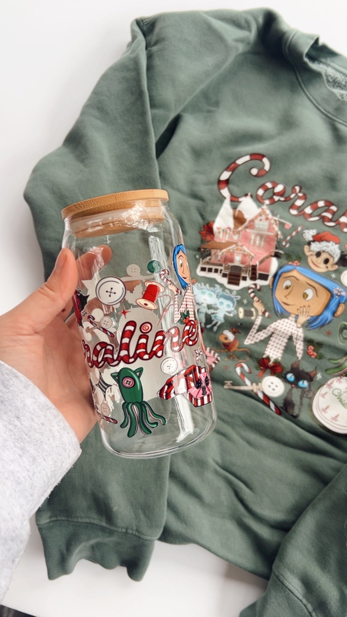 Button Girl Christmas
