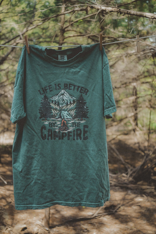 Campfire Graphic T-Shirt