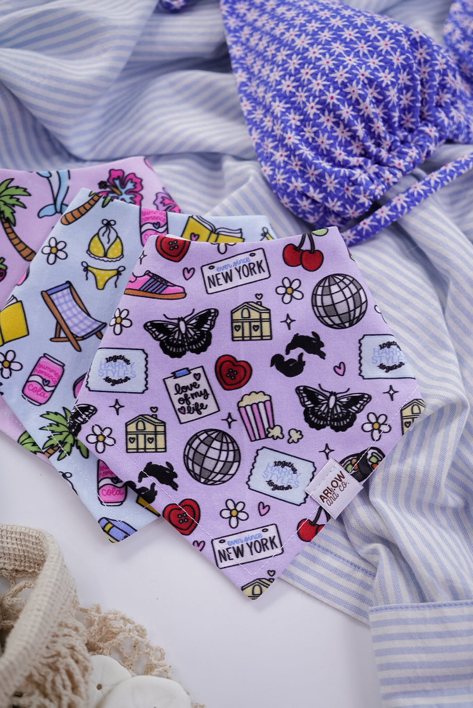 HS Pop Star Bandana | Cotton Pop Artist Pet Bandanas for Dogs & Cat