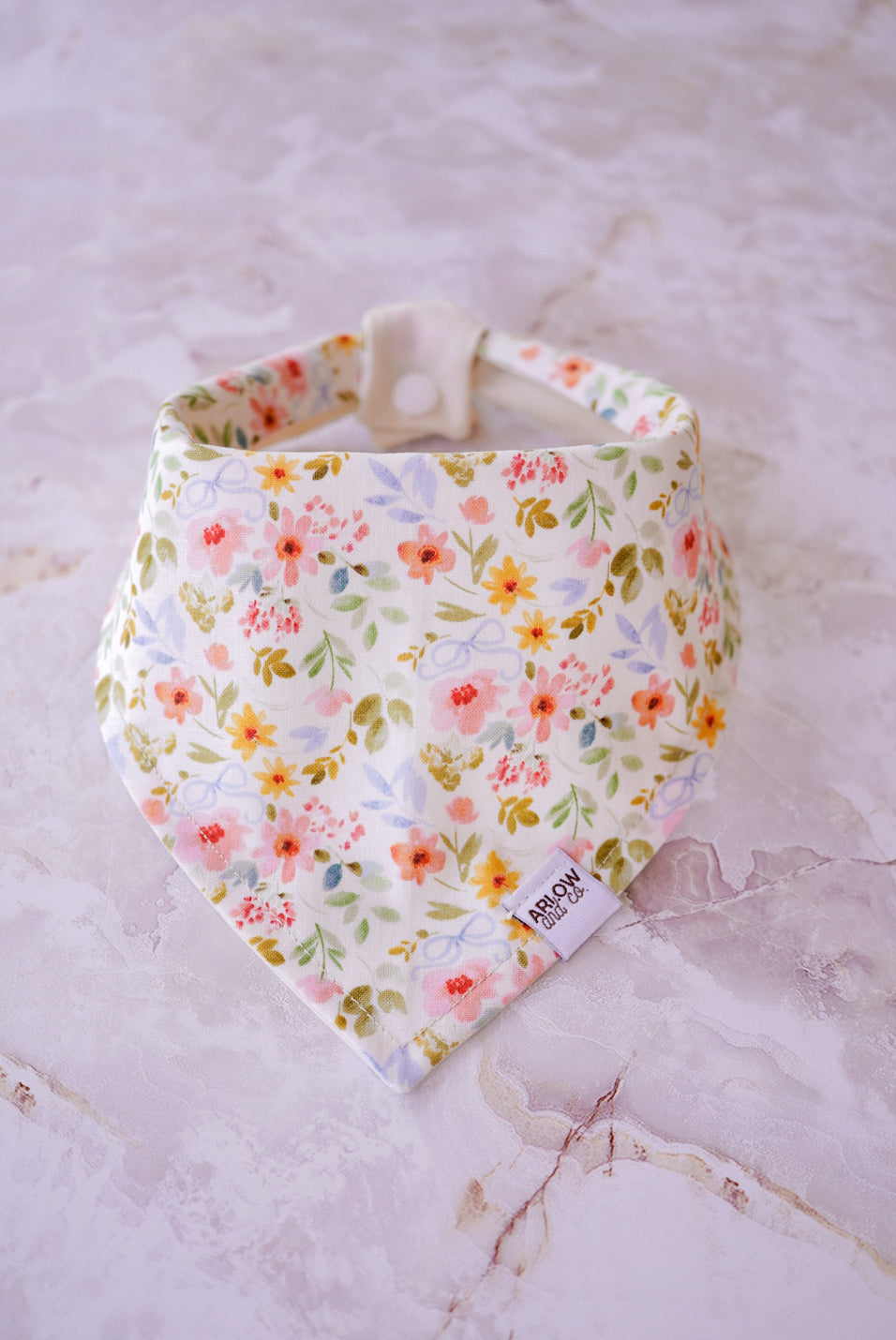 Spring Florals Bandana | Cotton Spring Florals Pet Bandanas for Dogs & Cats