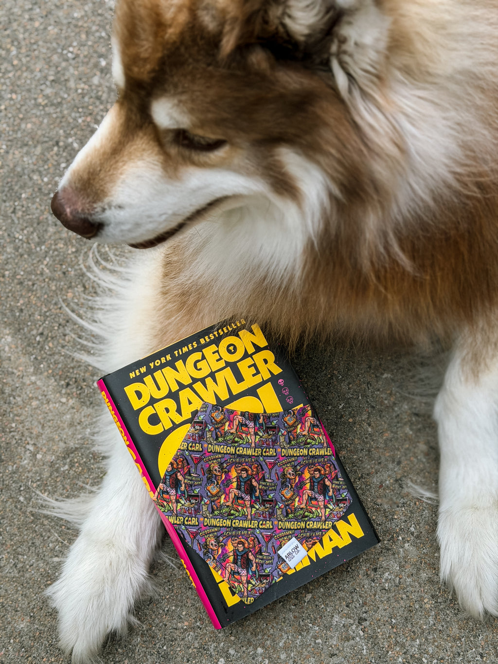 Dungeon Crawler Carl Bandana | Cotton Bookish Pet Bandanas for Dogs & Cat