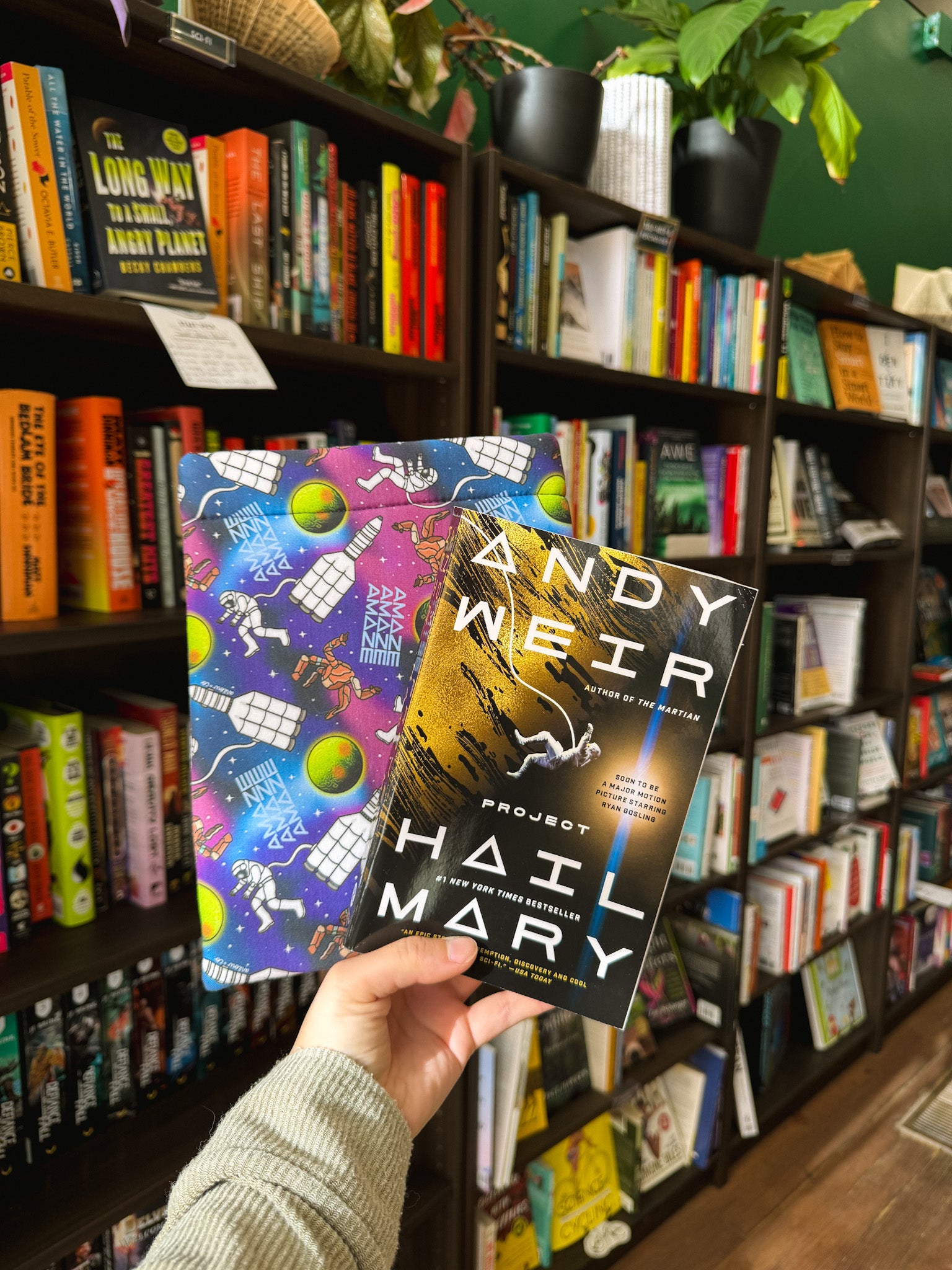 Amaze Space PHM Book Sleeve | Protective Cotton Sleeves for Books & Kindles