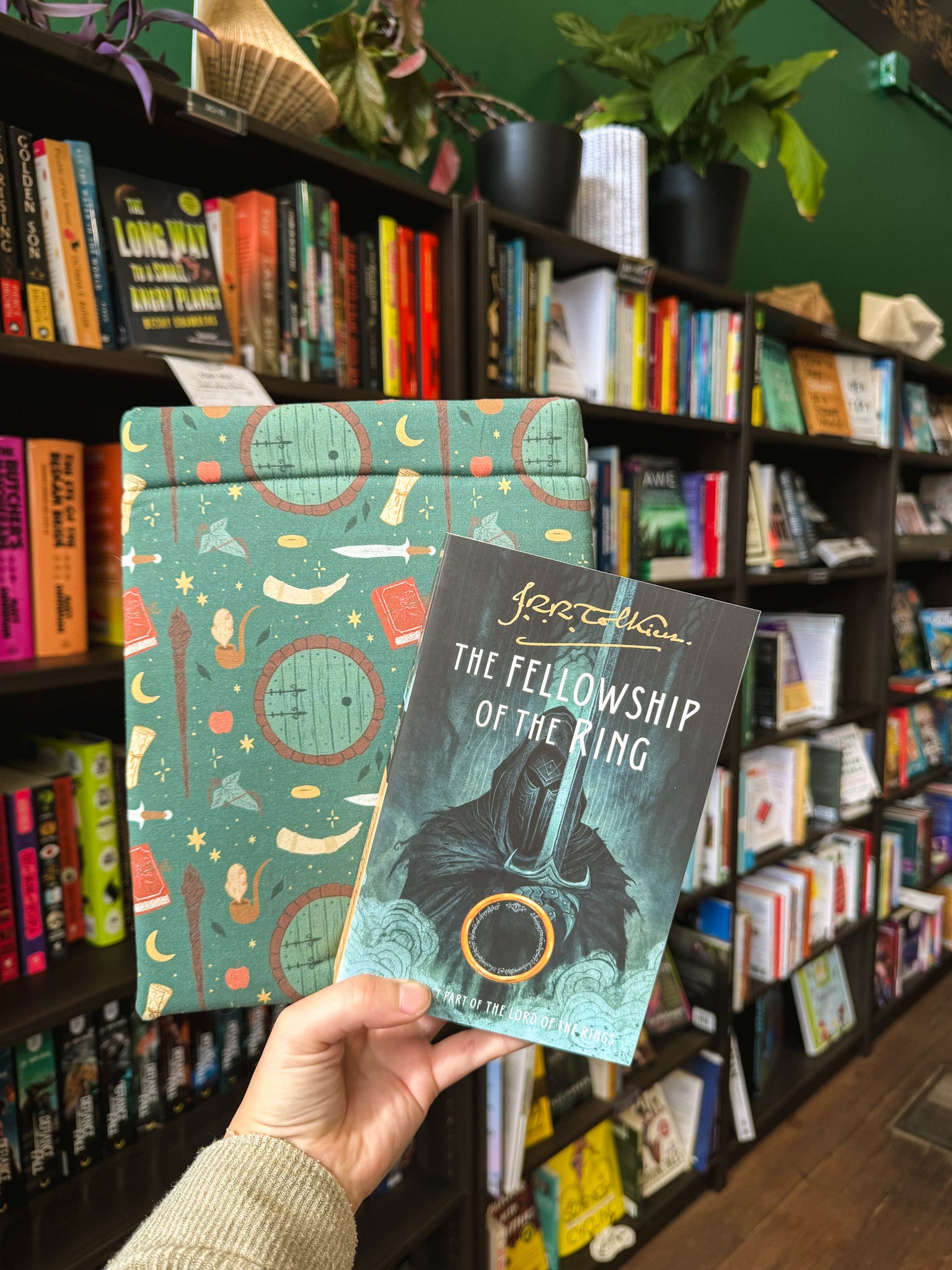 Shire Fantasy Book Sleeve | Protective Cotton Sleeves for Books & Kindles