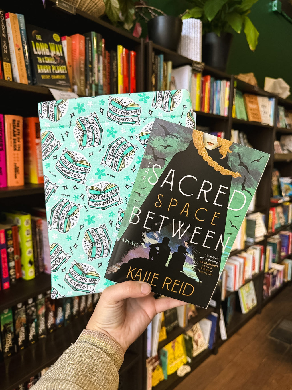 One More Chapter Book Sleeve | Protective Cotton Sleeves for Books & Kindles