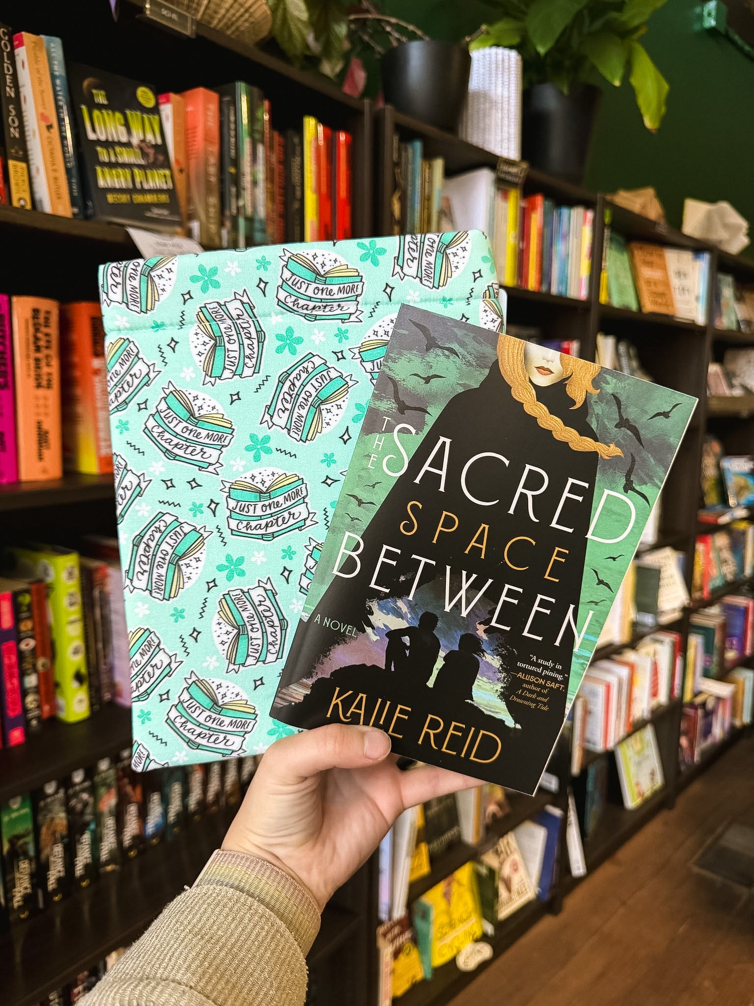 One More Chapter Book Sleeve | Protective Cotton Sleeves for Books & Kindles