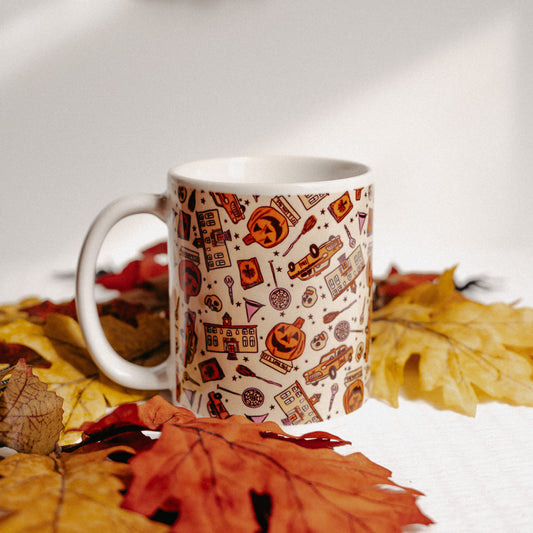 Halloween University mug