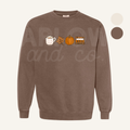 Autumn Coffee Shop Graphic Sweatshirt | Seasonal Fall Apparel