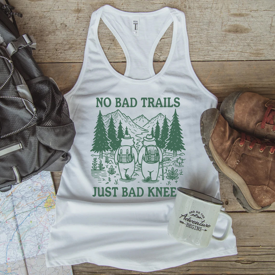 No Bad Trails, Just Bad Knees Tank