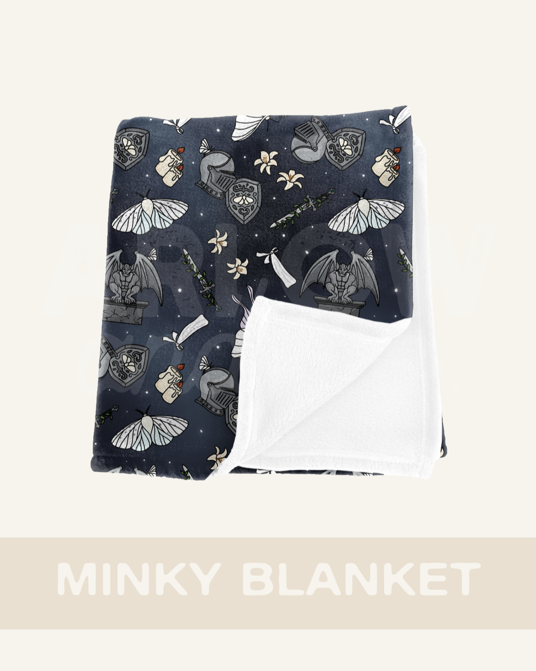 bartholomew book inspired mink blanket