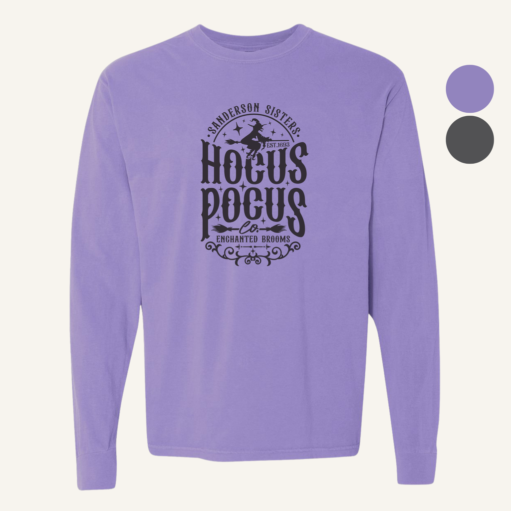 Enchanted Brooms Graphic T-Shirt | Seasonal Halloween Bookish Apparel