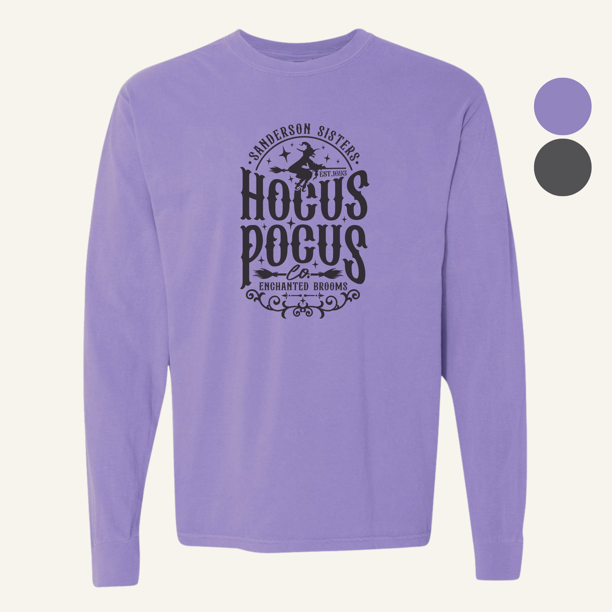 Enchanted Brooms Graphic T-Shirt | Seasonal Halloween Bookish Apparel