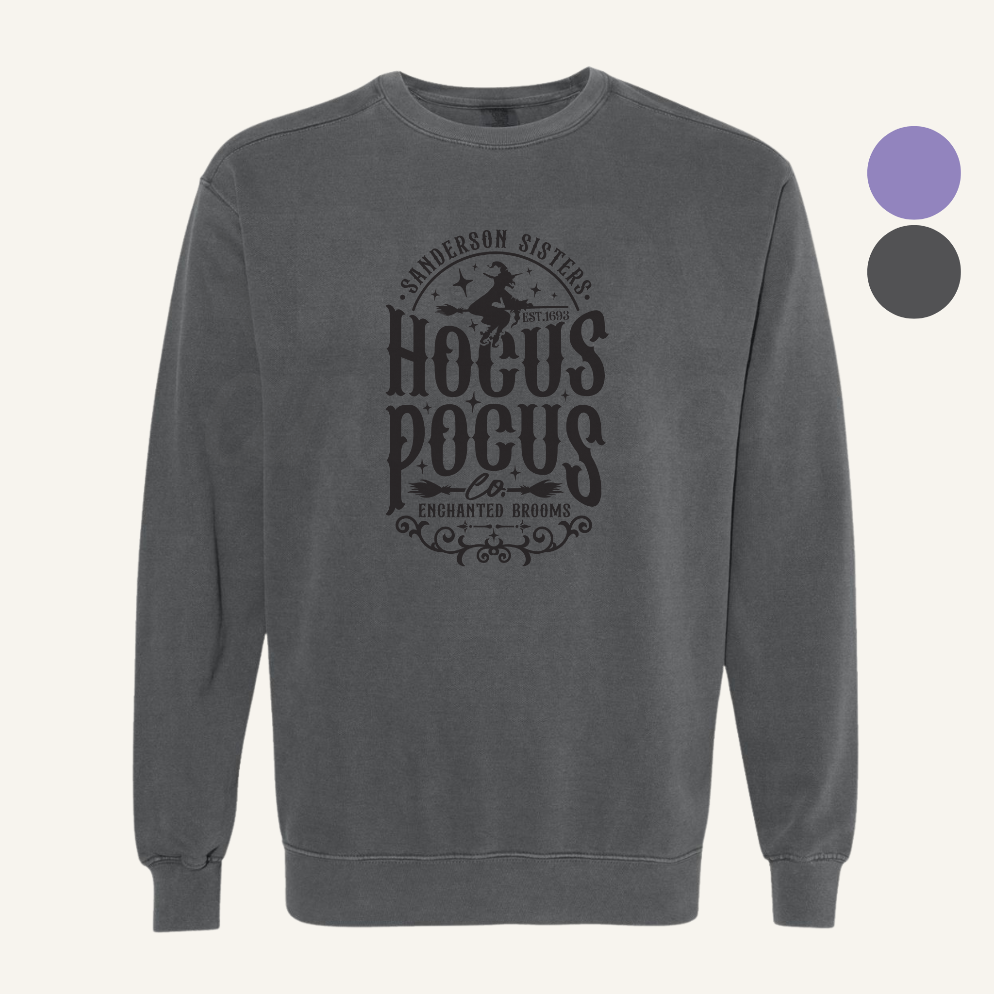 Enchanted Brooms Sweatshirt | Seasonal Halloween Bookish Apparel