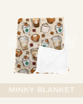 Autumn Coffee Shop Blanket