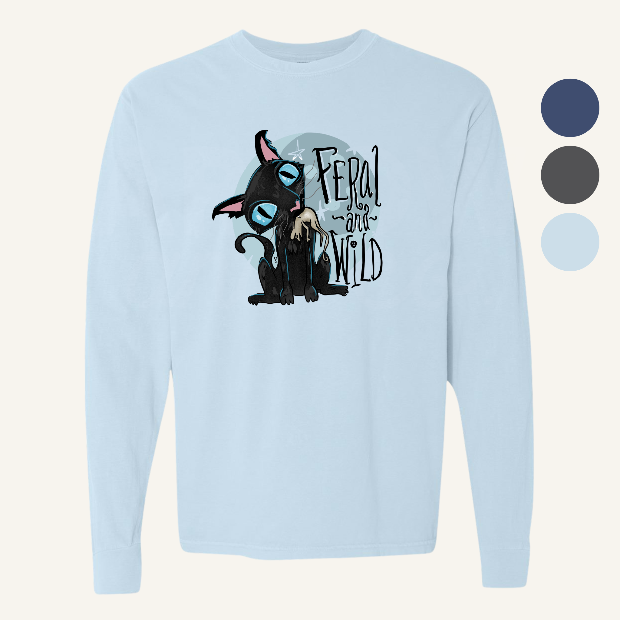 Feral & Wild Graphic T-Shirt | Seasonal Halloween Apparel