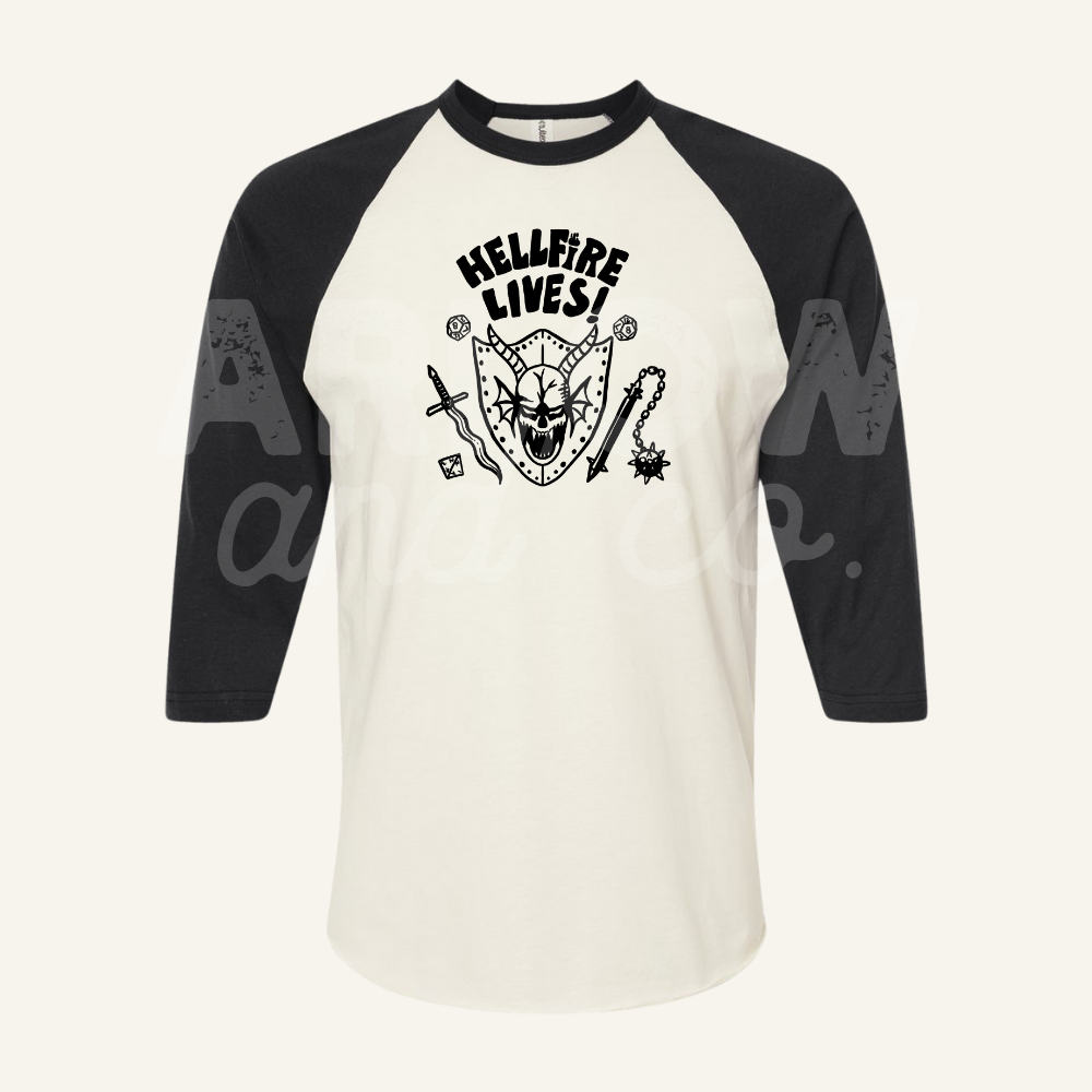Eddie Baseball Tee | Black