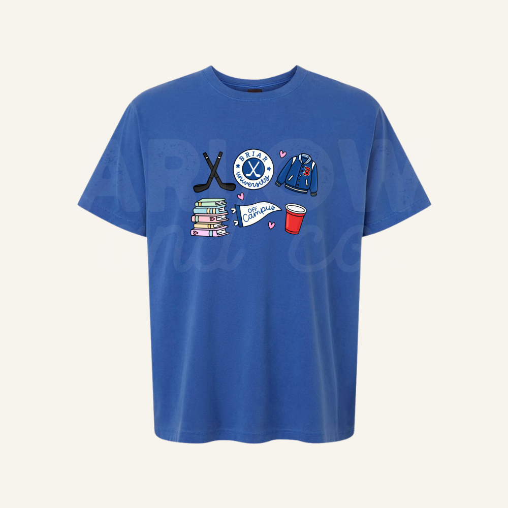 Campus Hockey Romance Graphic Tee | Hockey Romance Bookish Apparel