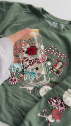 Button Girl Christmas