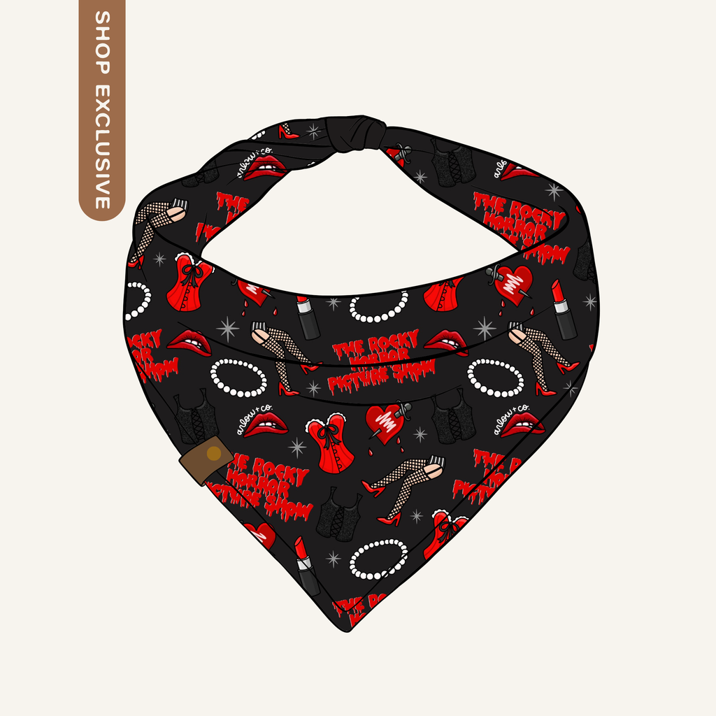 Transsexual Musical Bandana | Cotton Seasonal Halloween Pet Bandanas for Dogs & Cat