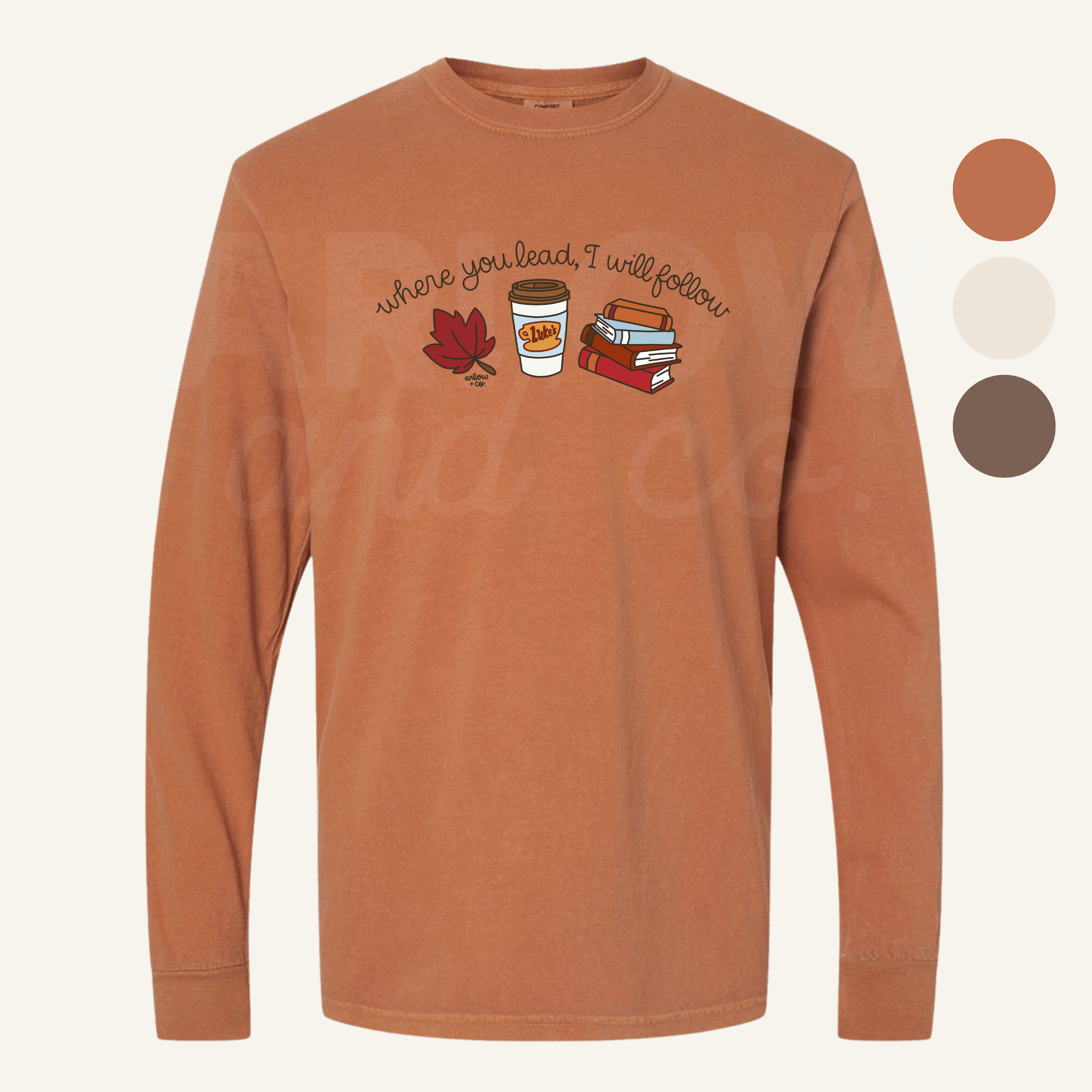 Where You Lead Graphic T-Shirt | Seasonal Fall Apparel
