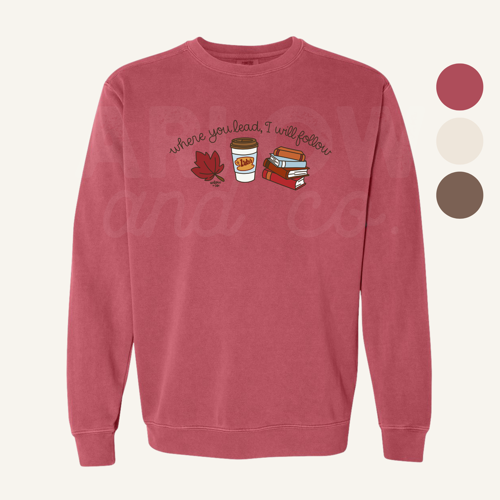 Where You Lead Graphic Sweatshirt | Seasonal Fall Apparel